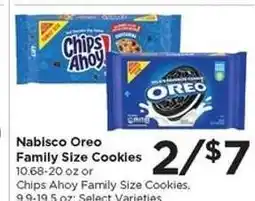 Food 4 Less Nabisco Oreo Family Size Cookies offer