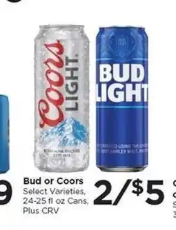 Food 4 Less Bud or Coors offer