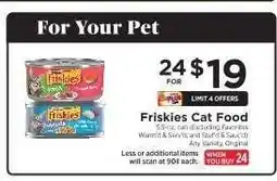 ShopRite Friskies Cat Food offer