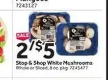 Stop&Shop Stop & Shop White Mushrooms offer
