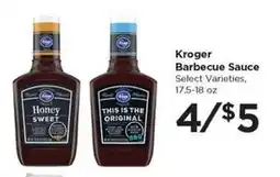 Food 4 Less Kroger Barbecue Sauce offer