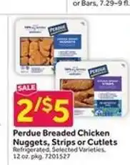 Stop&Shop Perdue Breaded Chicken Nuggets, Strips or Cutlets offer