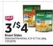 Stop&Shop Knorr Sides offer