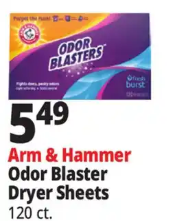 Ocean State Job Lot Odor Blaster Dryer Sheets offer