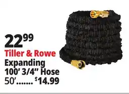 Ocean State Job Lot Tiller & Rowe Expanding 100' 3/4 Hose offer