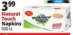 Ocean State Job Lot Natural Touch Napkins offer