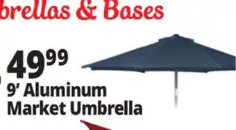 Ocean State Job Lot 9' Aluminum Market Umbrella offer
