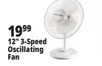 Ocean State Job Lot 12 3-Speed Oscillating Fan offer
