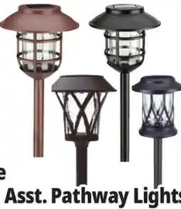 Ocean State Job Lot Solar & LED Lights Asst. Pathway Lights offer