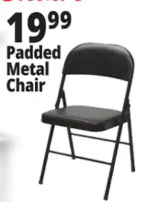 Ocean State Job Lot Padded Metal Chair offer
