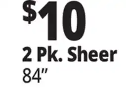 Ocean State Job Lot 2 Pk. Sheer 84 offer