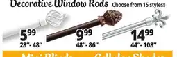 Ocean State Job Lot Decorative Window Rods offer