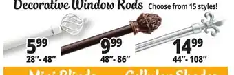 Ocean State Job Lot Decorative Window Rods offer