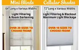Ocean State Job Lot Window Blinds offer