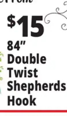 Ocean State Job Lot 84 Double Twist Shepherd Hook offer