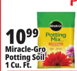 Ocean State Job Lot Miracle-Gro Potting Soil 1 Cu. Ft offer