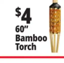Ocean State Job Lot 60 Woven Bamboo Torch with Cap offer