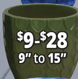 Ocean State Job Lot Outdoor Glazed Ceramic Planters offer