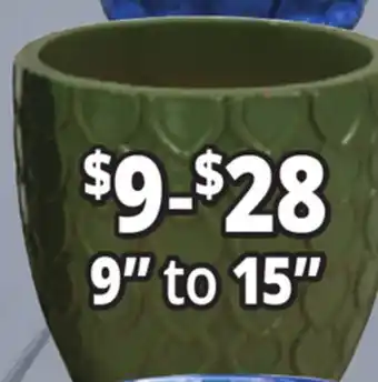 Ocean State Job Lot Outdoor Glazed Ceramic Planters offer