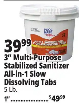 Ocean State Job Lot 3 Multi-Purpose Stabilized Sanitizer All-in-1 Slow Dissolving Tabs offer