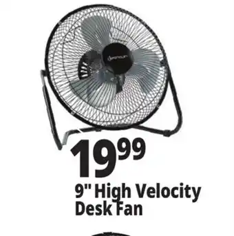 Ocean State Job Lot Penguin High Velocity Desk Fan 9 offer