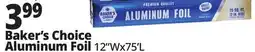 Ocean State Job Lot Baker's Choice Aluminum Foil offer