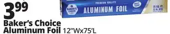 Ocean State Job Lot Baker's Choice Aluminum Foil offer