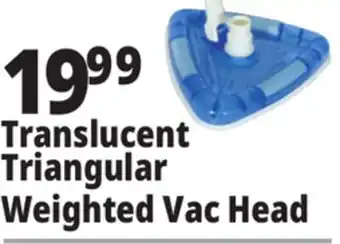 Ocean State Job Lot Translucent Triangular Weighted Vac Head offer