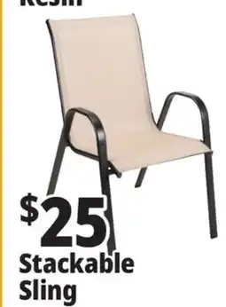 Ocean State Job Lot Stackable Sling Chair offer
