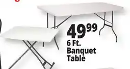 Ocean State Job Lot 6 Ft. Banquet Table offer