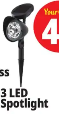 Ocean State Job Lot 3 LED Spotlight offer