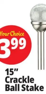 Ocean State Job Lot 15 Crackle Ball Stake offer