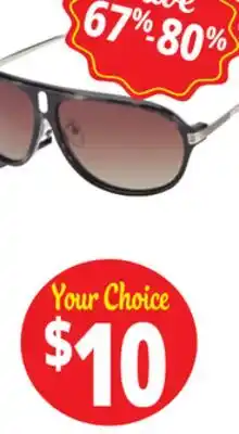 Ocean State Job Lot Famous Brand Sunglasses offer