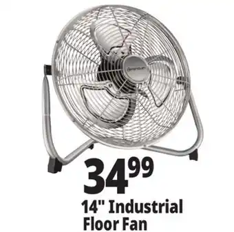 Ocean State Job Lot 14 Industrial Floor Fan offer