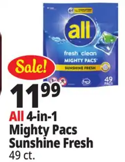 Ocean State Job Lot 4-in-1 Mighty Pacs Sunshine Fresh offer