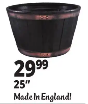 Ocean State Job Lot Resin Whiskey Barrel Planters offer