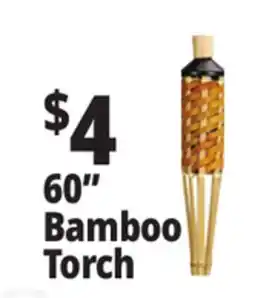 Ocean State Job Lot 60 Bamboo Torch offer