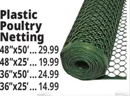 Ocean State Job Lot Plastic Poultry Netting offer