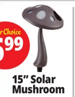 Ocean State Job Lot 15 Solar Mushroom offer