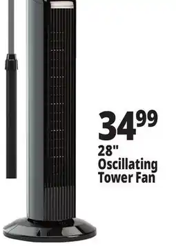 Ocean State Job Lot 28 Oscillating Tower Fan offer