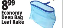 Ocean State Job Lot Economy Deep Bag Leaf Rake offer