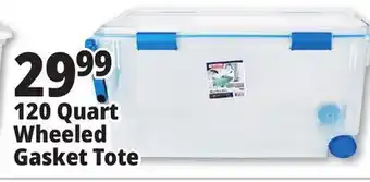 Ocean State Job Lot 120 Quart Wheeled Gasket Tote offer