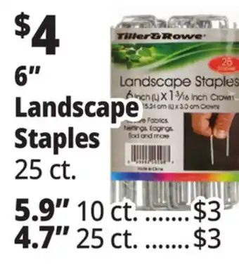 Ocean State Job Lot 6 Landscape Staples offer