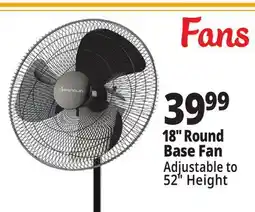 Ocean State Job Lot 18 Round Base Fan offer