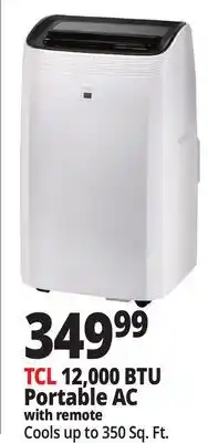 Ocean State Job Lot TCL 12,000 BTU Portable AC offer