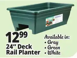 Ocean State Job Lot 24 Deck Rail Planter offer