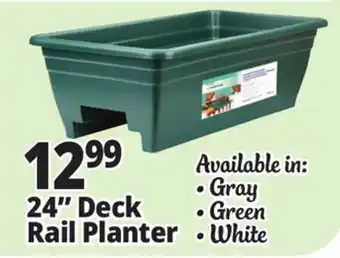 Ocean State Job Lot 24 Deck Rail Planter offer