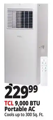 Ocean State Job Lot TCL 9,000 BTU Portable AC offer