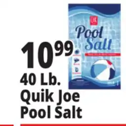 Ocean State Job Lot 40 Lb. Quik Joe Pool Salt offer
