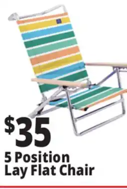 Ocean State Job Lot 5 Position Lay Flat Chair offer